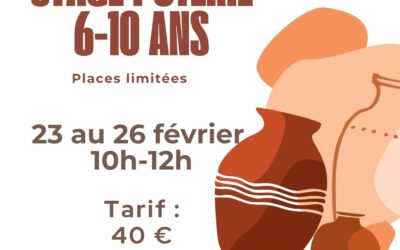 Stage poterie enfants