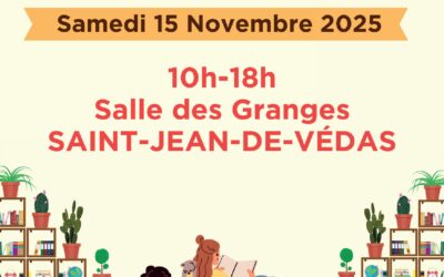 Salon du Livre samedi 15 novembre 2025 Salles des granges 10h-18h