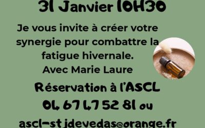 Aromathérapie « Se booster aux huiles essentielles »