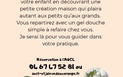 Aromathérapie « Je fais mon gel douche »