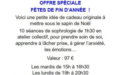 Idée cadeau un carte de sophrologie